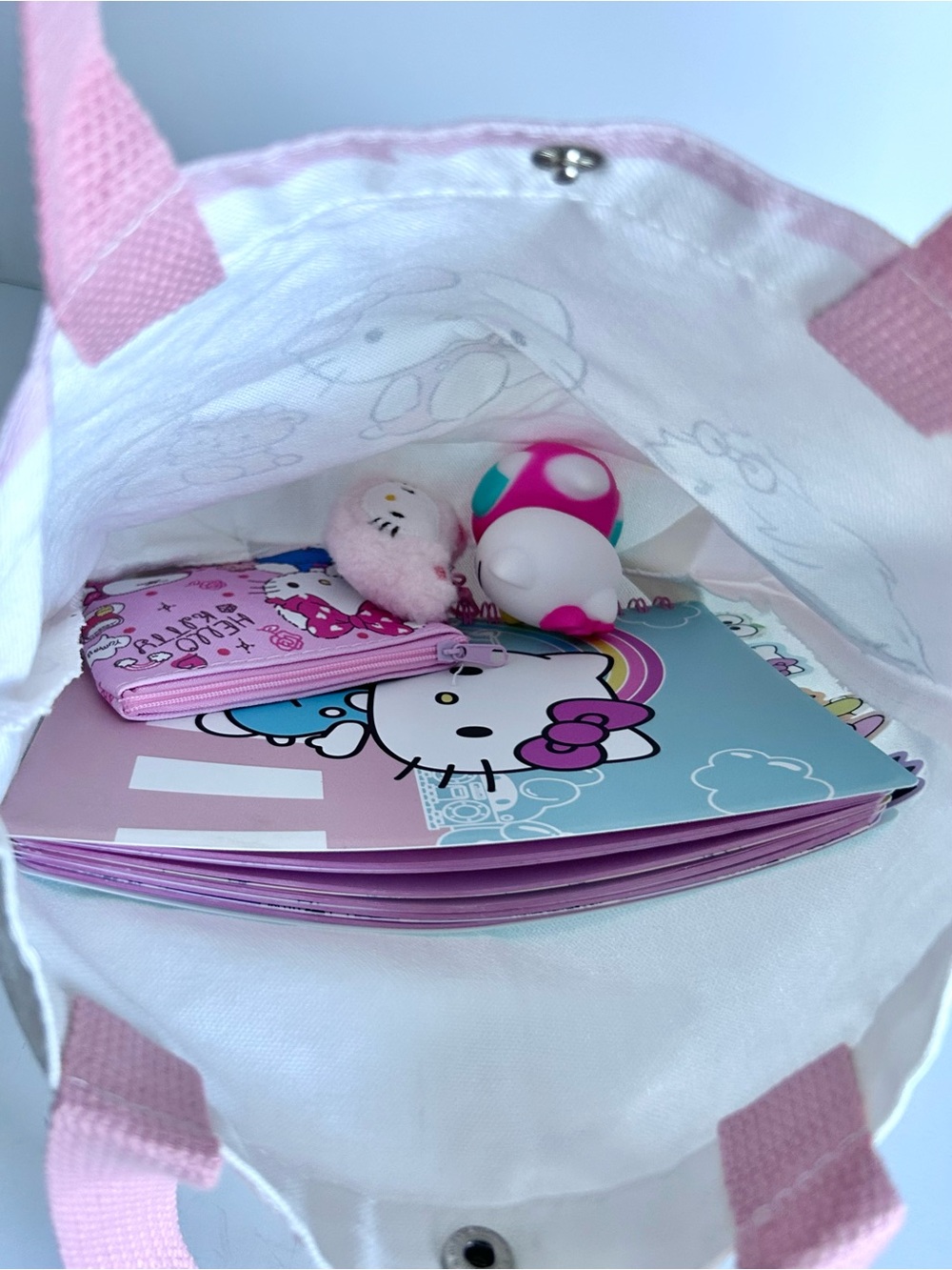 💝(HK397) Hello Kitty Adorable 5-Piece Tote Bag Bundle! - Picture 3 of 11